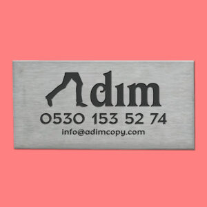 metal prinç plaka baskı